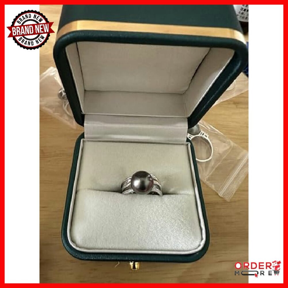 Sterling Silver Statement Ring With Tahitian Pear… - image 7